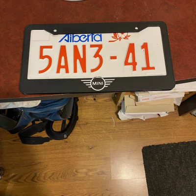 Khung biển số xe MINI Cooper chuẩn Bắc Mỹ