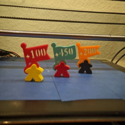 Cờ Tính Điểm Meeple Carcassonne