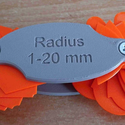 Thước đo bán kính 1-20 mm