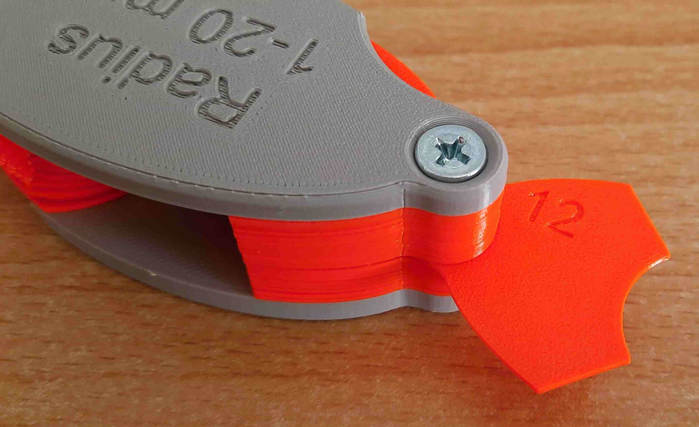 Thước đo bán kính 1-20 mm