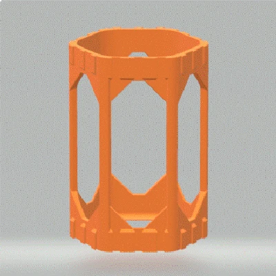 Giá đỡ chai nước lồng vào nhau hình tổ ong không cần hỗ trợ