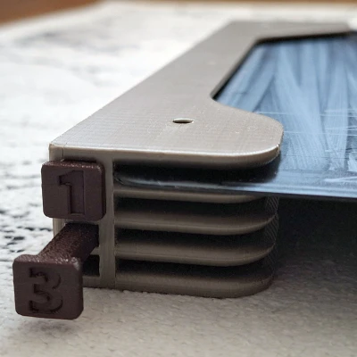 Giá đỡ tấm nền cho Prusa Mk3/4, Bambu X1C, P1, A1 có nút đẩy