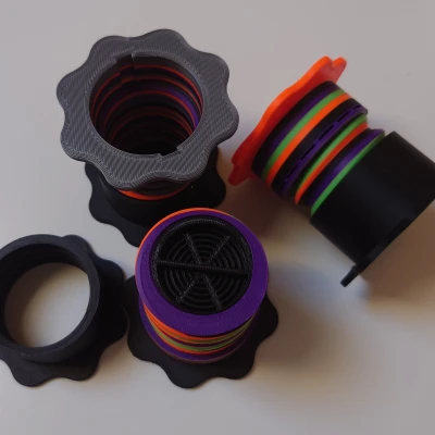 Giá đỡ cuộn có thể điều chỉnh cho Gel Silica / Trọng lượng cuộn / Có Máy đo độ ẩm