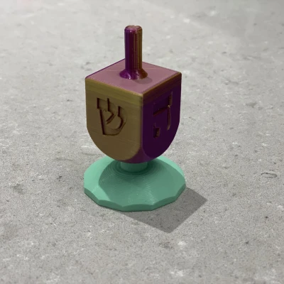 Dreidel Có Đế Xoay Dễ Dàng Cho Trẻ Em