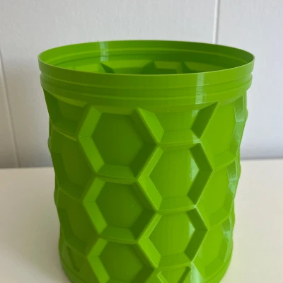 Chậu Cây Thùng Rác