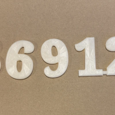 Các Số Đồng Hồ Cao 50mm