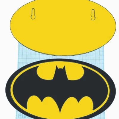 Logo Batman có đế treo tường