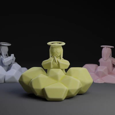 Tượng Chúa Jesus South Park Ngồi Trên Mây