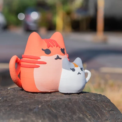 Mèo Mẹ & Mèo Con - Mẫu Cho Ngày Của Mẹ