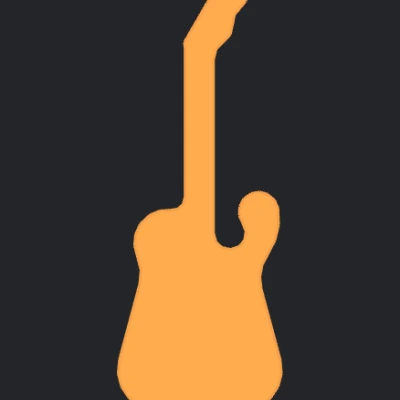 Mô Hình Guitar In 3D