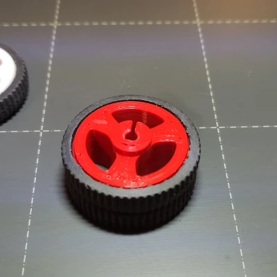 Bánh Đôi Cho Motor N20 (Hoặc Bất Kỳ Motor Trục D 3mm Nào)