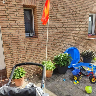 Giá Gắn Cờ Hiệu Cho Qeridoo Kidgoo & Sportrex