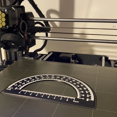 Thước Đo Độ Nửa Vòng Tròn 180 Độ