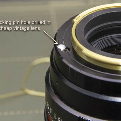 Bộ chuyển đổi ống kính M42 sang Nikon F-mount siêu tối giản