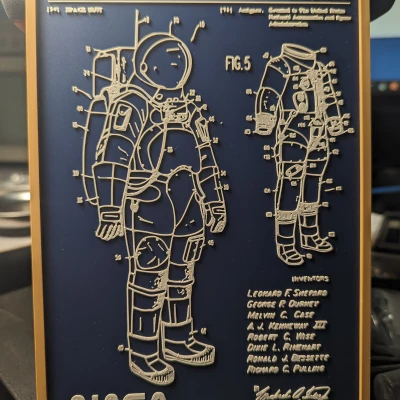 Nghệ thuật Bản quyền Bộ đồ Phi hành gia NASA