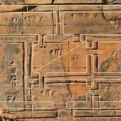 Nhà ở Sumeria có mái che tháo rời