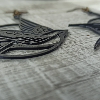 Bông Tai Chim Én Kiểu Old School