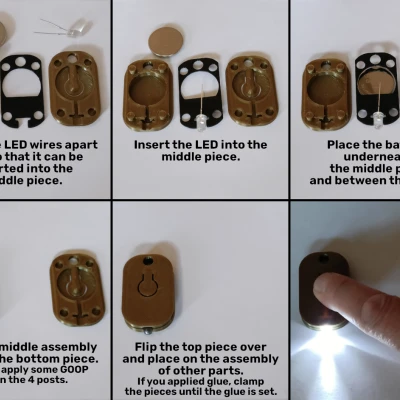 Đèn Pin LED Mini Bỏ Túi