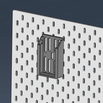 Kệ sạc pin NEEWER gắn pegboard IKEA