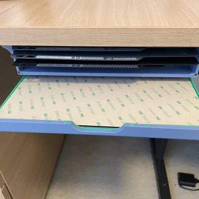 Hộp đựng Tấm Build Plate Bambu - Gắn dưới bàn/kệ