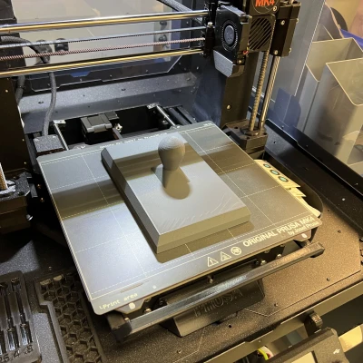 Đế con dấu cao su 170mm x 110mm có tay cầm