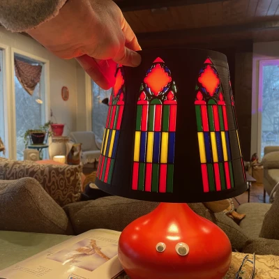 Chụp đèn kính Gothic cho Prusa XL