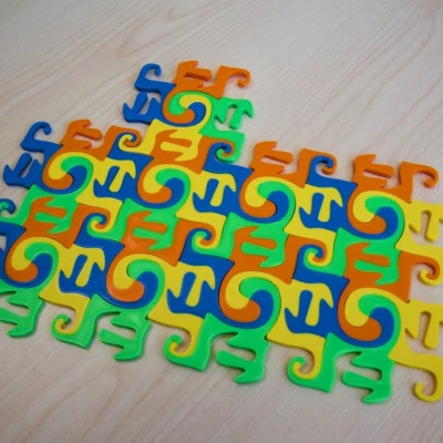 Hình Xếp Gạch "Cool Tessellation" Độc Đáo