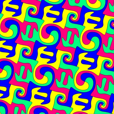 Hình Xếp Gạch "Cool Tessellation" Độc Đáo