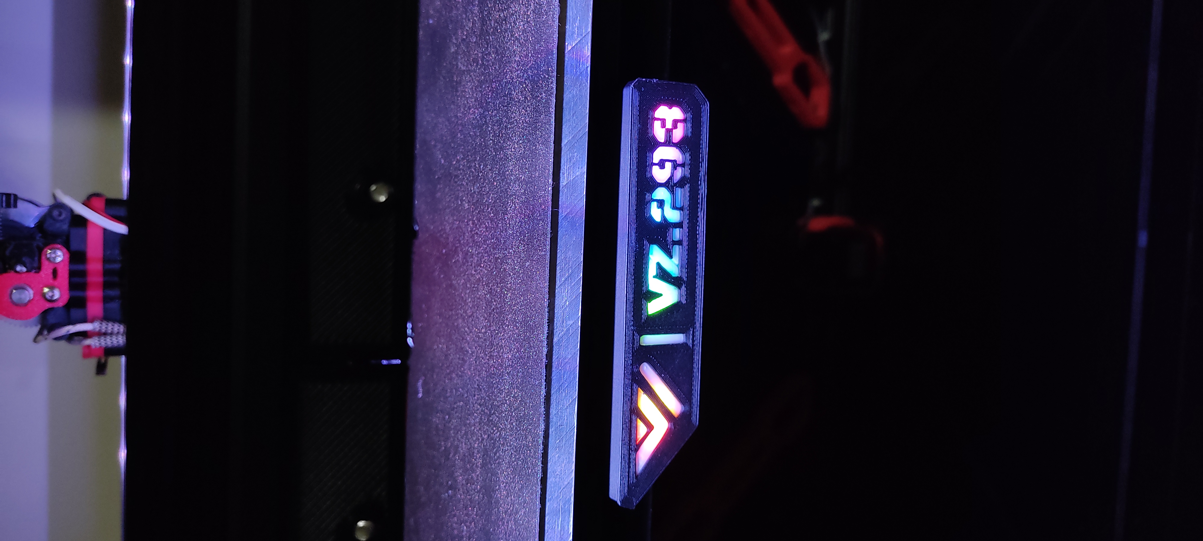 Vzbot Led Serial Plate và Logo