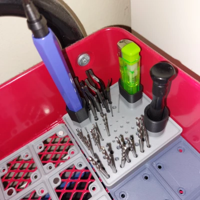 Hộp Dọn Dẹp Bản In Gridfinity 4x4