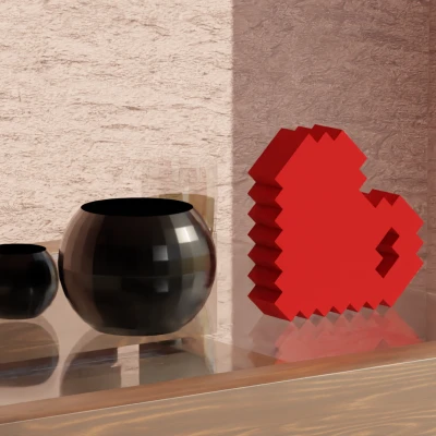 Trái Tim Pixel - Trang Trí Nhà Cửa