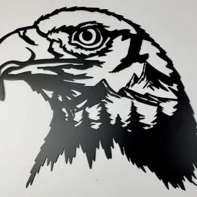 Mẫu in "Đại Bàng Trên Núi/Yêu Nước"