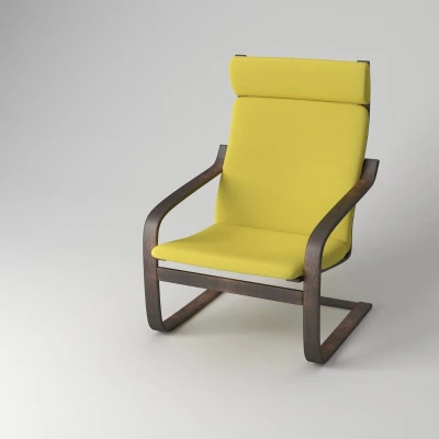 Mô Hình Ghế IKEA Poang