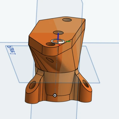 Giá đỡ Orbiter 2 và bộ mở rộng effector cho tấm effector Rostock 713maker