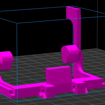 Giá đỡ quạt thổi tua-bin không chổi than Printrbot gắn kẹp - phiên bản 2