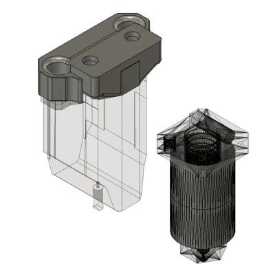Giá đỡ Flsun v400 cho BIQU MicroProbe V2.0