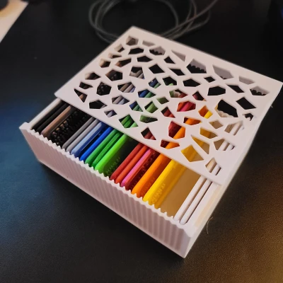 Hộp Mẫu Filament Nắp Voronoi