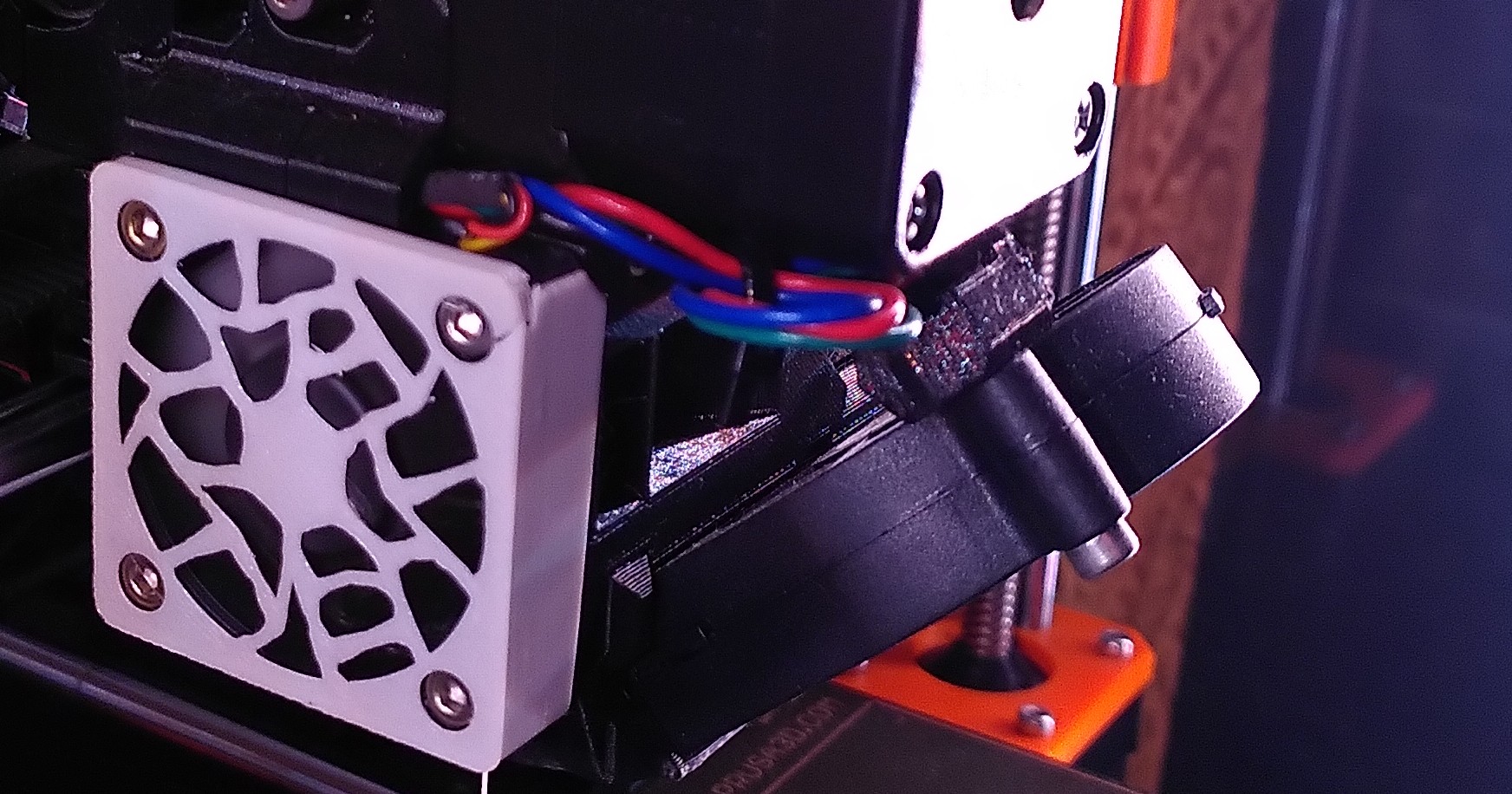 Chụp quạt Voronoi cho Prusa MK3s