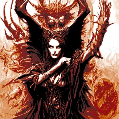 Mô Hình HueForge - Demon 02