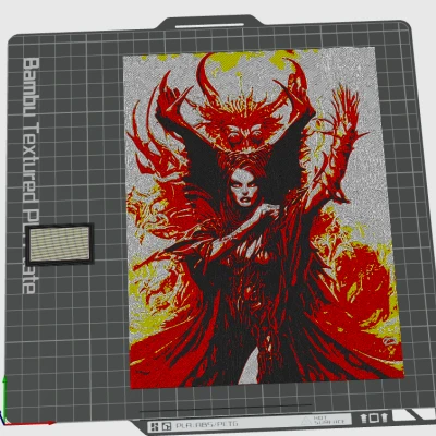 Mô Hình HueForge - Demon 02