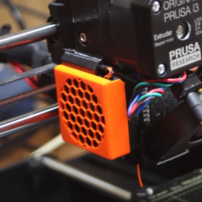 Chụp Quạt cho Prusa i3 MK3s - Dạng bấm