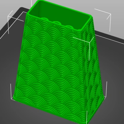 Chân Đế Đũa Họa Tiết Sóng Nhật