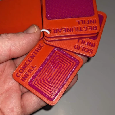 Móc khóa Mẫu Infill