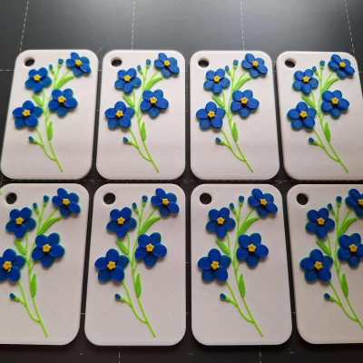 Móc khóa Hoa Lưu Ly (Forget-me-not)