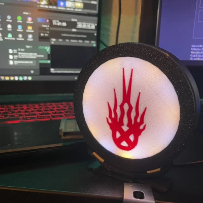 Hộp Đèn "Shock Logo" Static X