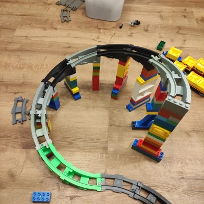 Đường Ray Tàu Hỏa Lego Duplo Tương Thích