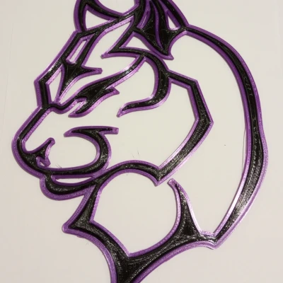 Báo Neon (2 mảnh, không cần 2 đầu in)