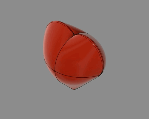 Khối Rubik 2x2 Ngày Lễ Tình Nhân