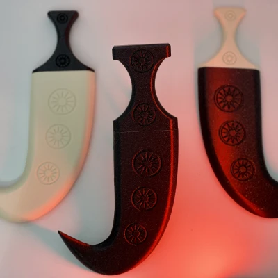 Dao Găm Jambiya Truyền Thống Tay Cầm Rộng