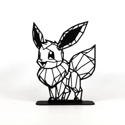 Mô Hình Eevee Hình Học Low Poly